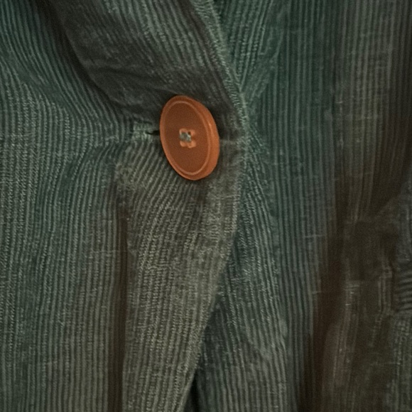 Blue Blazer with Relaxed Open Front Design - Picture 6 of 7